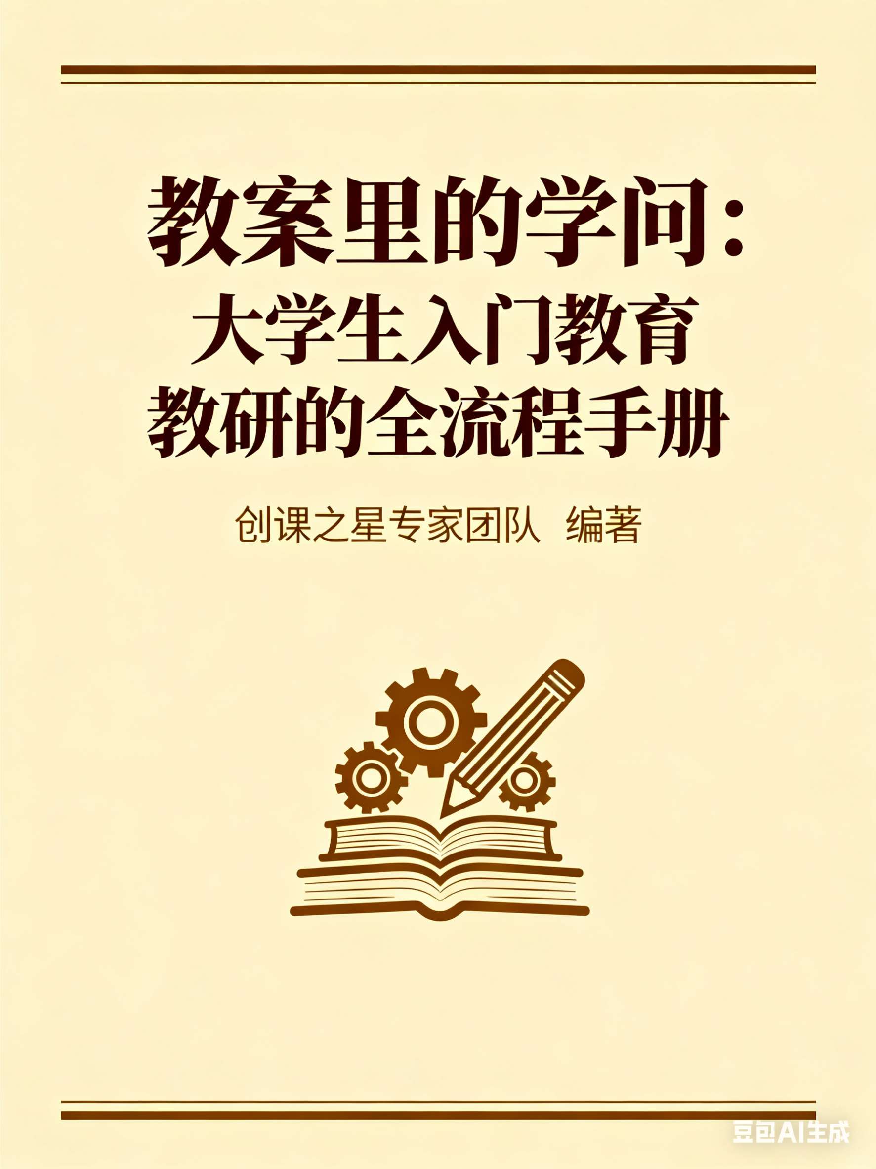 教案里的学问：大学生入门教育教研的全流程手册