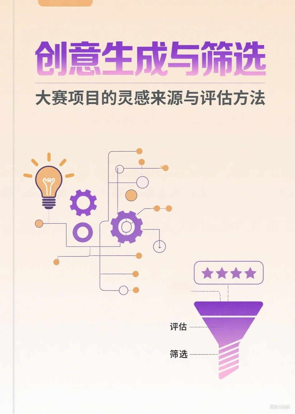 创意生成与筛选：大赛项目的灵感来源与评估方法